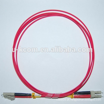 LC / LC Duplex MM Fibra Óptica Patch Cable